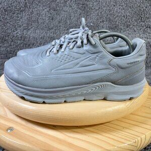 Altra Torin 5 Walking Shoe Mens Size 8.5 Gray Leather Barefoot Zero Drop Sneaker